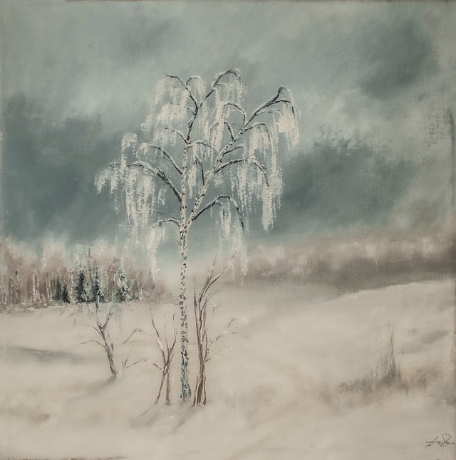 Birch in frost