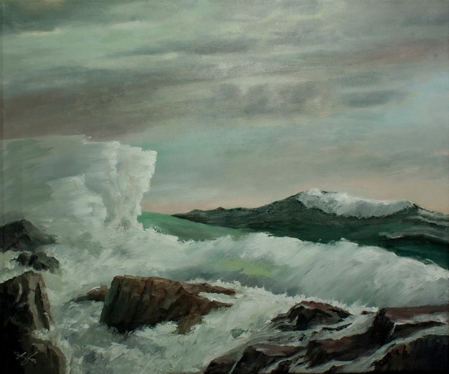 Ocean storm