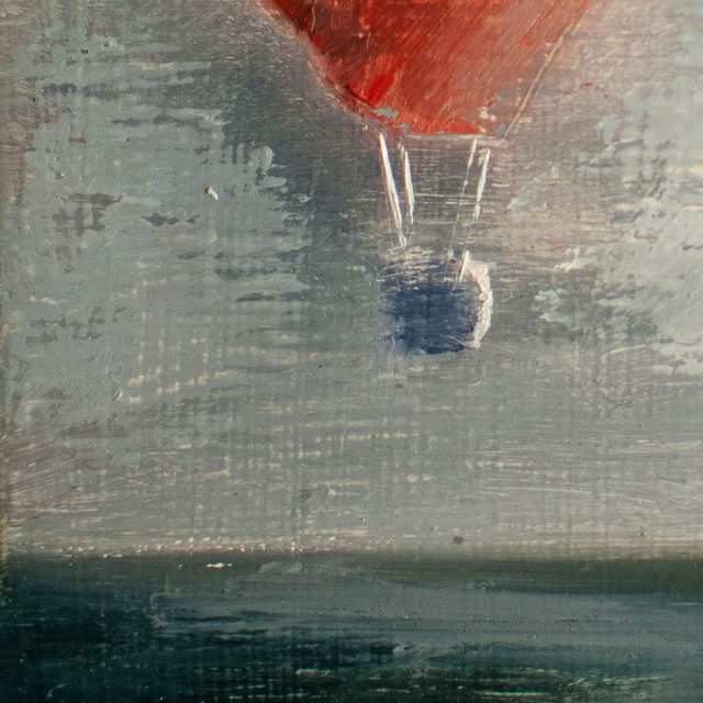 Red Hot air balloon.